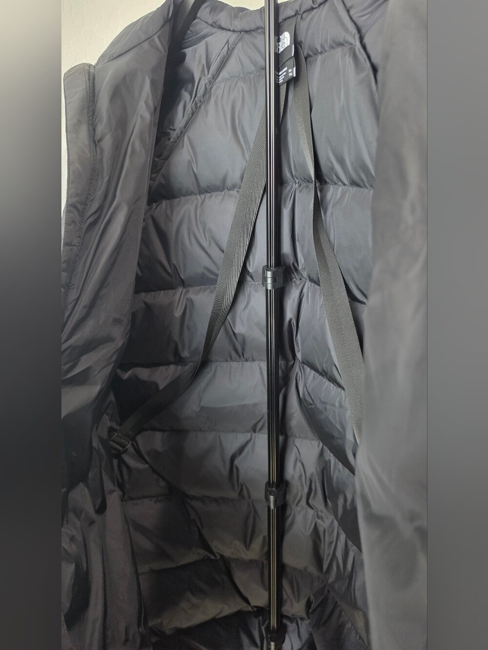 The North Face Down Hooded Parka Black 600 Fill Long Puffer Jacket Men's Sz XXL - Picture 6 of 14